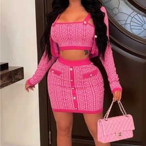 Three piece skirt set